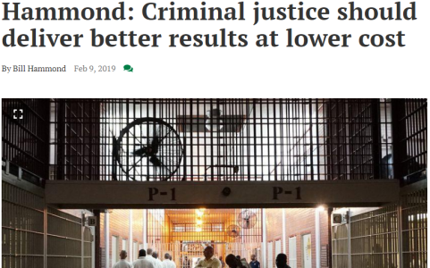 Hammond: Criminal justice should deliver better results at lower cost