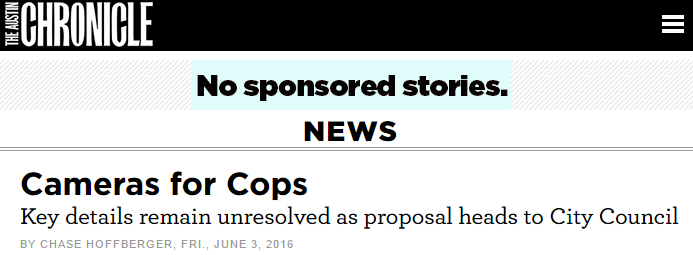 Cameras for Cops: Key details remain unresolved as proposal heads to City Council