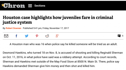 Houston case highlights how juveniles fare in criminal justice system