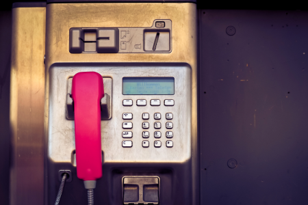 A prison phone