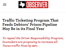 Traffic Ticketing Program That Feeds Debtors’ Prison Pipeline May Be in its Final Year