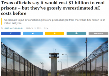 Texas officials say it would cost $1 billion to cool prisons – but they’ve grossly overestimated AC costs before