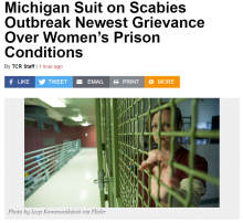 Michigan Suit on Scabies Outbreak Newest Grievance Over Women’s Prison Conditions