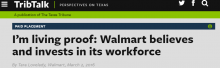 I’m living proof: Walmart believes and invests in its workforce