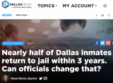 Nearly half of Dallas inmates return to jail within 3 years. Can officials change that?