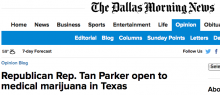 Republican Rep. Tan Parker open to medical marijuana in Texas