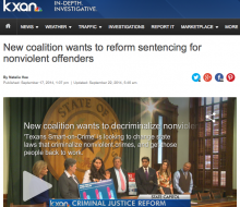 New coalition wants to reform sentencing for nonviolent offenders