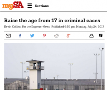  Raise the age from 17 in criminal cases