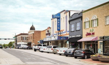 Storefronts in Denton, credit Discover Denton